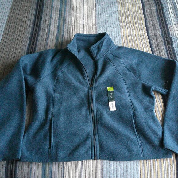 Tek Gear On the go Jacket with pockets in XL in teal NWT - Picture 1 of 4